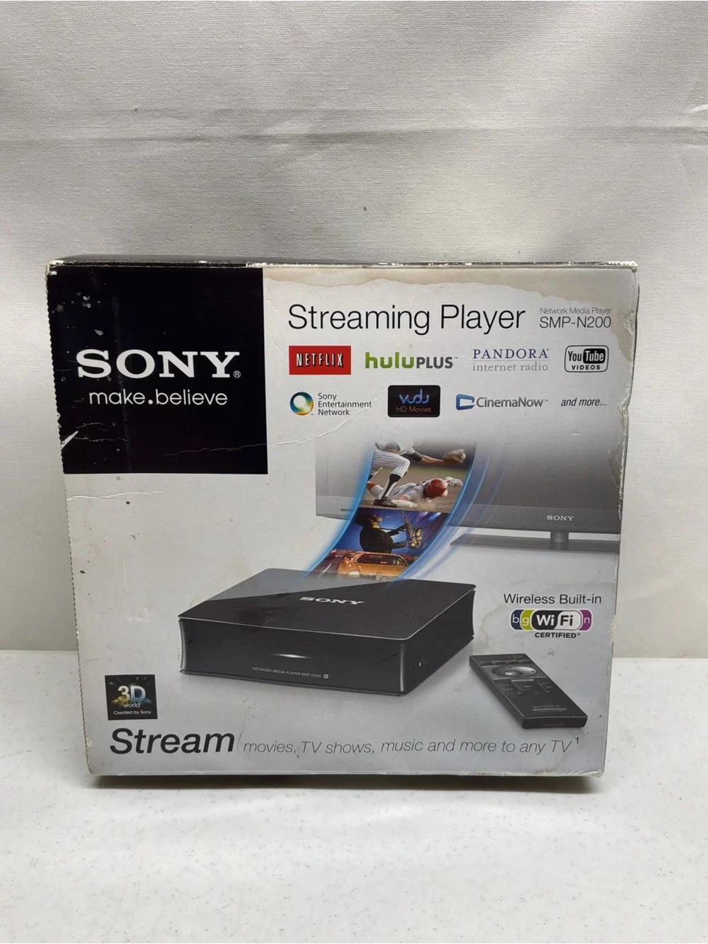 Sony Black Streaming Media Player (SMP-N200)